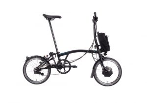 Bicicletta Elettrica Pieghevole Brompton Electric M6L, Black
