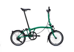 Bicicletta Brompton C Line Bottle Green, 4v, Mid