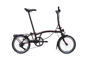 Bicicletta Brompton C Line Wine Red, 4v, Mid